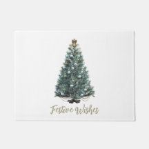 Feestelijke wensen. Kerstboomontwerp