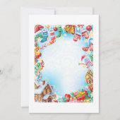 Feestelijke Whimsy: Kerst briefpapier Kaart (Voorkant)