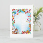 Feestelijke Whimsy: Kerst briefpapier Kaart (Staand voorkant)