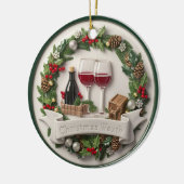 Feestelijke wijn en Ornament High-Relief (Links)