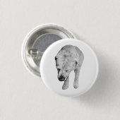 Feestelijke Wink, Shaded Lab Badge Ronde Button 3,2 Cm (Voorkant /achterkant)
