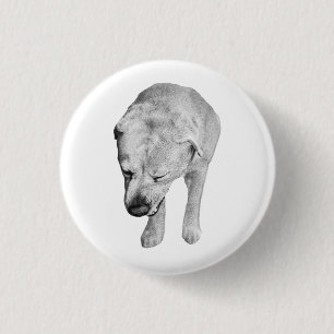 Feestelijke Wink, Shaded Lab Badge Ronde Button 3,2 Cm