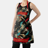 Feestelijke Winter Abstract Schort met aangepaste (Insitu)