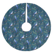 Feestelijke winter blauwe jays kerstboom rok (Voorkant)