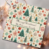 Feestelijke winter Feestdagen Bedankjes Labels