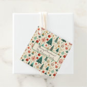 Feestelijke winter Feestdagen Bedankjes Labels (In situ)