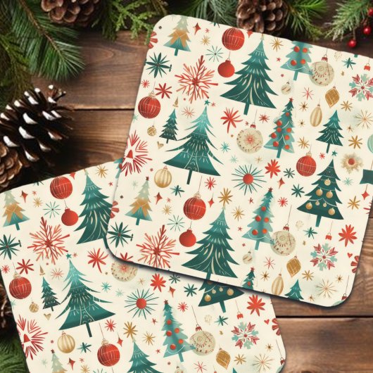 Feestelijke winter Feestdagen Bier Onderzetter