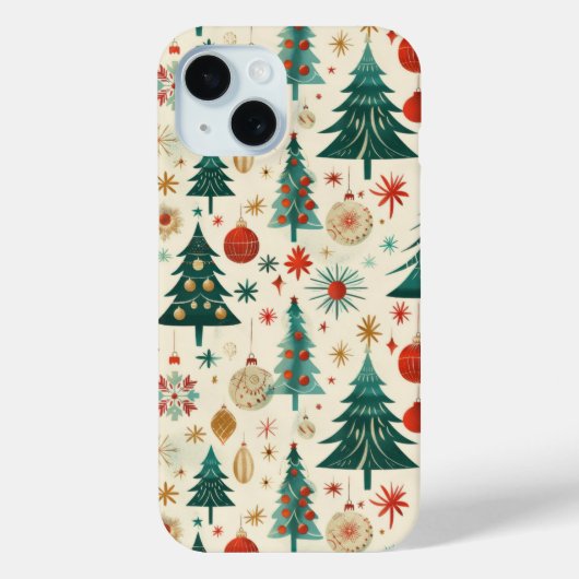 Feestelijke winter Feestdagen Case-Mate iPhone Case (Achterkant)