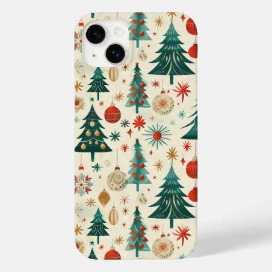 Feestelijke winter Feestdagen Case-Mate iPhone Case (Achterkant)