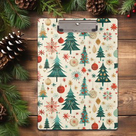 Feestelijke winter Feestdagen Klembord