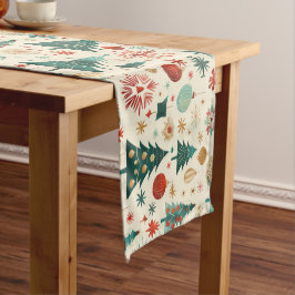 Feestelijke winter Feestdagen Korte Tafelloper