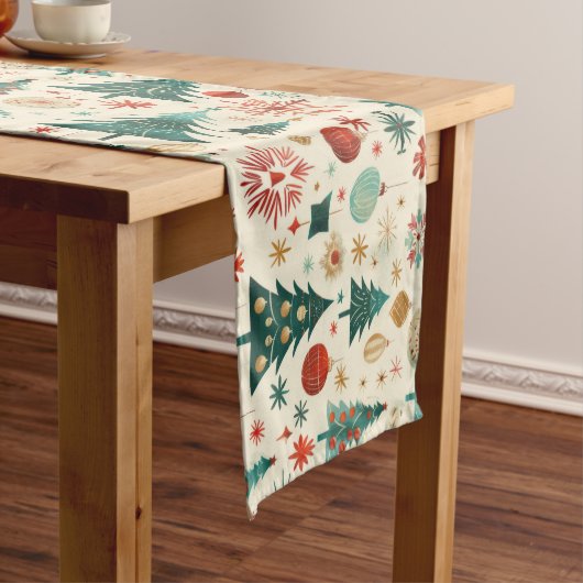 Feestelijke winter Feestdagen Korte Tafelloper (Voorbeeld)