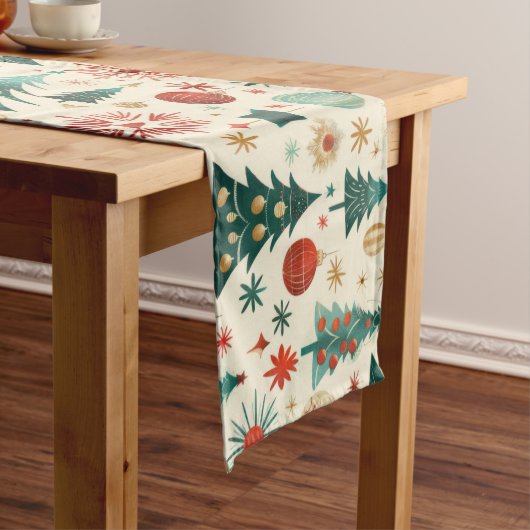 Feestelijke winter Feestdagen Lange Tafelloper (Voorbeeld)