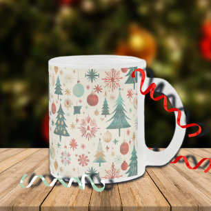 Feestelijke winter Feestdagen Matglas Koffiemok