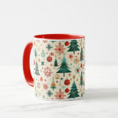 Feestelijke winter Feestdagen Mok (Voorkant links)