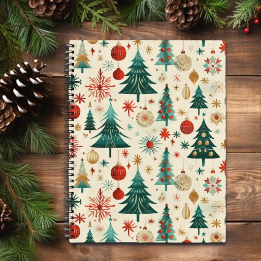 Feestelijke winter Feestdagen Notitieboek