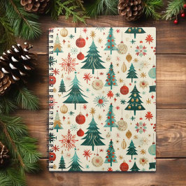 Feestelijke winter Feestdagen Notitieboek