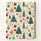 Feestelijke winter Feestdagen Notitieboek (Achterkant)