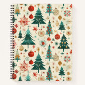Feestelijke winter Feestdagen Notitieboek (Voorkant)