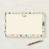 Feestelijke winter Feestdagen Post-it® Notes (Op bureau)