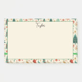 Feestelijke winter Feestdagen Post-it® Notes (Voorkant)