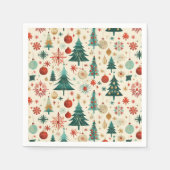 Feestelijke winter Feestdagen Servet (Voorkant)