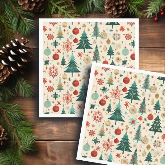 Feestelijke winter Feestdagen Servet