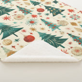 Feestelijke winter Feestdagen Sherpa Deken (3/4)