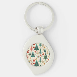 Feestelijke winter Feestdagen Sleutelhanger