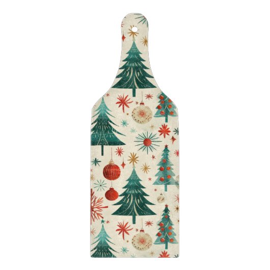 Feestelijke winter Feestdagen Snijplank (Voorkant)