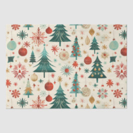 Feestelijke winter Feestdagen Tissuepapier