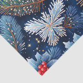 Feestelijke Winter Foliage Magic Tissuepapier (Detail)