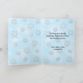 Feestelijke Winter Fox Vrolijk Kerstfeest Kaart (Binnen)