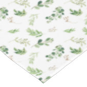 Feestelijke winter groen gebladerte Botanicals vak Tafelkleed (Gekanteld)