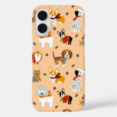 Feestelijke winter honden sjaals Case-Mate iPhone case (Achterkant)