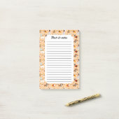 Feestelijke Winter Honden Sjaals Post-it® Notes (Op bureau)
