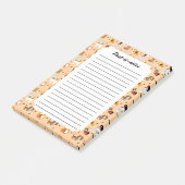 Feestelijke Winter Honden Sjaals Post-it® Notes (Schuin)