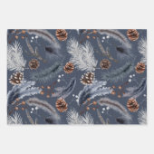 feestelijke winter inpakpapier vel (Voorkant 3)