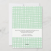 Feestelijke Winter Village Red Merry Christmas 2 F Feestdagenkaart (Achterkant)