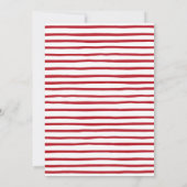 Feestelijke Winter Waterverf Kerstfeest Kaart (Achterkant)