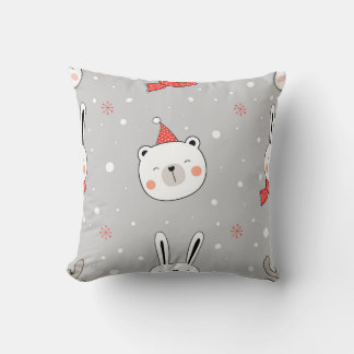 Feestelijke winterdieren kussen