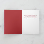 Feestelijke winterscène Merriest Christmas Folded Feestdagen Kaart (Binnen)