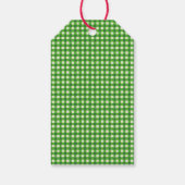 Feestelijke Witte Olifant Vrolijk Kerstcadeau Labe Cadeaulabel (Achterkant)