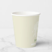 Feestelijke witte olifanten partij geïllustreerd papieren bekers (Voorkant)