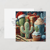 Feestelijke woestijn kerstscene (Voorkant / Achterkant)