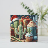 Feestelijke woestijn kerstscene (Staand voorkant)