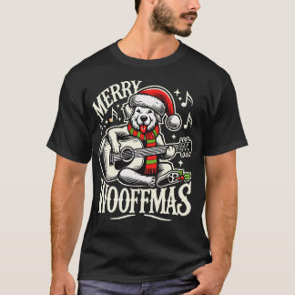 Feestelijke Woofmas Dogs Merry Christmas Holiday T T-shirt