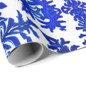 Feestelijke Wrap Wonderland 'Royal Blue' Cadeaupapier (Rol Hoek)