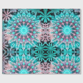 Feestelijke Wrap Wonderland 'Stropdas geverfde sne Cadeaupapier (Vlak)