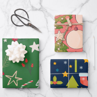 Feestelijke Wraps voor Happy Moments Inpakpapier Vel